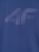 Męski t-shirt z nadrukiem 4F 4FWMM00TTSHM2257 - granatowy
