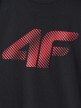 Męski t-shirt z nadrukiem 4F 4FWMM00TTSHM2257 - czarny