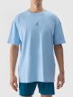 Męski t-shirt z nadrukiem 4F 4FWSS24TTSHM1287 – niebieski