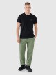Męski t-shirt z nadrukiem 4F 4FWSS25TTSHM1974 - czarny