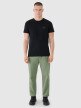 Męski t-shirt z nadrukiem 4F 4FWSS25TTSHM1974 - czarny