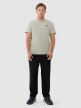 Męski t-shirt z nadrukiem 4F 4FWSS25TTSHM1974 - zielony