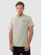 Męski t-shirt z nadrukiem 4F 4FWSS25TTSHM1974 - zielony