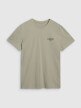 Męski t-shirt z nadrukiem 4F 4FWSS25TTSHM1974 - zielony