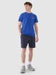 Męski t-shirt z nadrukiem 4F 4FWSS25TTSHM1981 - niebieski