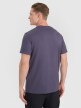 Męski t-shirt z nadrukiem 4F 4FWSS25TTSHM1982 - granatowy