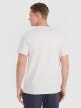 Męski t-shirt z nadrukiem 4F 4FWSS25TTSHM1982 - szary