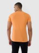 Męski t-shirt z nadrukiem 4F 4FWSS25TTSHM2004 - pomarańczowy