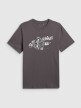 mini: Męski t-shirt z nadrukiem 4F 4FWSS26TTSHM2659 - szary (8)