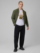 mini: Męski t-shirt z nadrukiem 4F 4FWSS26TTSHM2660 - biały (2)