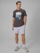 mini: Męski t-shirt z nadrukiem 4F 4FWSS26TTSHM2660 - szary (2)