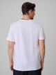 mini: Męski t-shirt z nadrukiem 4F 4FWSS26TTSHM2663 - biały (5)