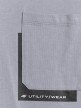 mini: Męski t-shirt z nadrukiem 4F 4FWSS26TTSHM2663 - szary (8)