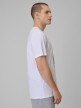 mini: Męski t-shirt z nadrukiem 4F 4FWSS26TTSHM2664 - biały (3)