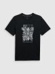 mini: Męski t-shirt z nadrukiem 4F 4FWSS26TTSHM2664 - czarny (5)