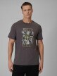 mini: Męski t-shirt z nadrukiem 4F 4FWSS26TTSHM2664 - szary (1)