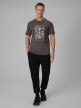 mini: Męski t-shirt z nadrukiem 4F 4FWSS26TTSHM2664 - szary (2)