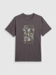 mini: Męski t-shirt z nadrukiem 4F 4FWSS26TTSHM2664 - szary (5)