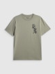 mini: Męski t-shirt z nadrukiem 4F 4FWSS26TTSHM2665 - khaki (5)