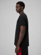 mini: Męski t-shirt z nadrukiem 4F 4FWSS26TTSHM2666 - czarny (3)