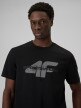 mini: Męski t-shirt z nadrukiem 4F 4FWSS26TTSHM2666 - czarny (4)