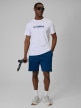 mini: Męski t-shirt z nadrukiem 4F 4FWSS26TTSHM2824 - biały (2)