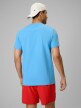 mini: Męski t-shirt z nadrukiem 4F 4FWSS26TTSHM3035 - niebieski (4)