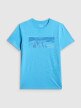 mini: Męski t-shirt z nadrukiem 4F 4FWSS26TTSHM3035 - niebieski (5)