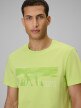 mini: Męski t-shirt z nadrukiem 4F 4FWSS26TTSHM3035 - zielony (3)
