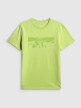 mini: Męski t-shirt z nadrukiem 4F 4FWSS26TTSHM3035 - zielony (5)