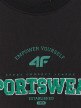 mini: Męski t-shirt z nadrukiem 4F 4FWSS26TTSHM3324 - czarny (8)