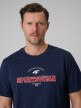 mini: Męski t-shirt z nadrukiem 4F 4FWSS26TTSHM3324 - granatowy (4)
