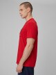 mini: Męski t-shirt z nadrukiem 4F 4FWSS26TTSHM3325 - czerwony (3)