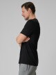 mini: Męski t-shirt z nadrukiem 4F 4FWSS26TTSHM3326 - czarny (3)