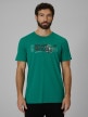 mini: Męski t-shirt z nadrukiem 4F 4FWSS26TTSHM3331 - zielony (1)