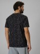 mini: Męski t-shirt z nadrukiem 4F 4FWSS26TTSHM3332 - czarny (4)