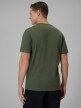mini: Męski t-shirt z nadrukiem 4F 4FWSS26TTSHM3332 - khaki (4)