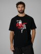 mini: Męski t-shirt z nadrukiem 4F 4FWSS26TTSHM3333 - czarny (1)