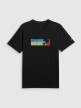 mini: Męski t-shirt z nadrukiem 4F 4FWSS26TTSHM3335 - czarny (5)