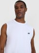Męski tank top 4F 4FWMM00TSLEM125 - biały