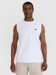 Męski tank top 4F 4FWMM00TSLEM125 - biały
