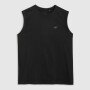 Męski tank top 4F 4FWMM00TSLEM125 - czarny