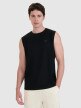 4F Męski tank top 4F 4FWMM00TSLEM125  czarny Czarny