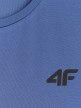 Męski tank top treningowy 4F 4FWAW25TFSLM574 - niebieski