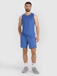 Męski tank top treningowy 4F 4FWAW25TFSLM574 - niebieski