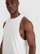 mini: Męski tank top treninowy 4F 4FWAW25TFSLM554 - biały (4)