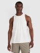  4F Męski tank top treninowy 4F 4FWAW25TFSLM554  biały Biały