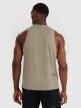 mini: Męski tank top treninowy 4F 4FWAW25TFSLM554 - oliwkowy (6)