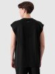 Męski tank top z nadrukiem 4F 4FRSS24TSLEM148 - czarny