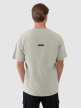Męski tshirt oversize 4F 4FWSS25TTSHM1961 - oliwkowy
